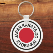 Japan Karate-Do Ryobu-Kai Logo Sleutelhanger (Voorkant)