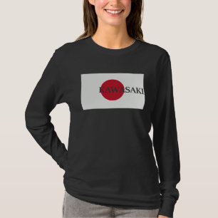 Japan Kawasaki Azië Reisvlag T-shirt