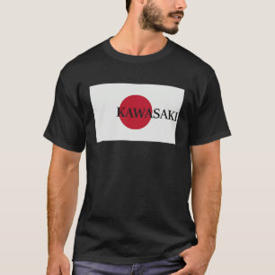 Japan Kawasaki Azië Reisvlag T-shirt