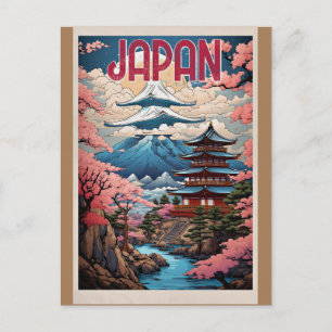 Japan, Kersenbloesem, Briefkaart