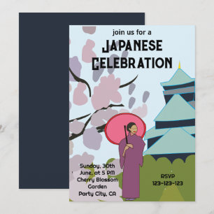 Japan Kersenbloesem Japanse Viering Japan Kaart