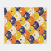 japan kimono patroondeken fleece deken (Voorkant (Horizontaal))