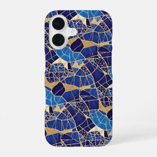 Japan kintsugi gouden patroon hoes iPhone 16 hoesje