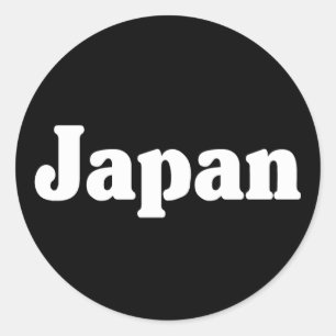 Japan klassieke stijl ronde sticker