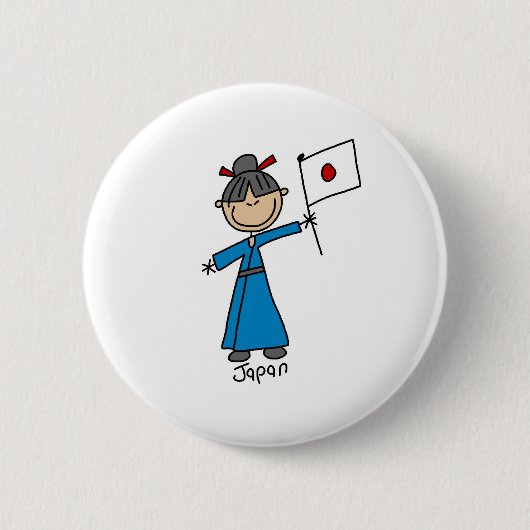 Japan Knop Ronde Button 5,7 Cm (Voorkant)