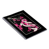 Japan Koi Fish Cherry Blossom Japanse nishikigoi Notitieboek (Rechterzijde)
