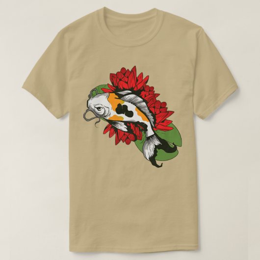 Japan Koi Fish Japanse kunst T-shirt (Design voorkant)
