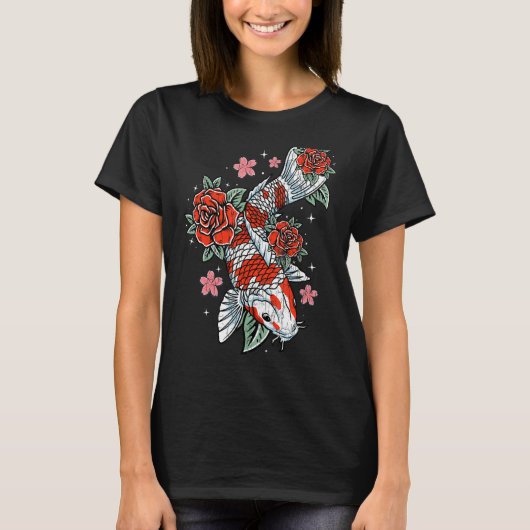 Japan Koi Karper Vis Grappig Japans Vissen Lover G T-shirt (Voorkant)