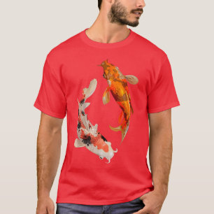 Japan Koi Lovers Japanse Fish Cherry Blossom2093 T-shirt