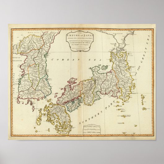 Japan, Korea Poster (Voorkant)