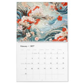 Japan kunst folk nieuwjaar kalender (Feb 2027)