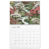 Japan kunst folk nieuwjaar kalender (Jan 2026)