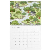 Japan kunst folk nieuwjaar kalender (Mar 2027)
