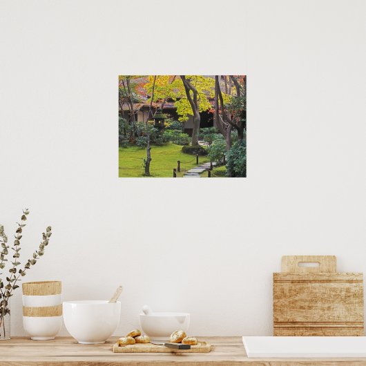Japan, Kyoto, Arashiyama, Okochi Sanso Poster (Keuken)
