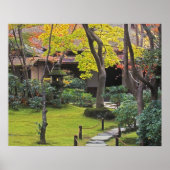 Japan, Kyoto, Arashiyama, Okochi Sanso Poster (Voorkant)