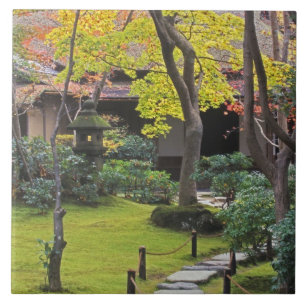 Japan, Kyoto, Arashiyama, Okochi Sanso Tegeltje