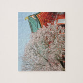 Japan, Kyoto. Cherry-bloesem van Shinto Legpuzzel (Verticaal)