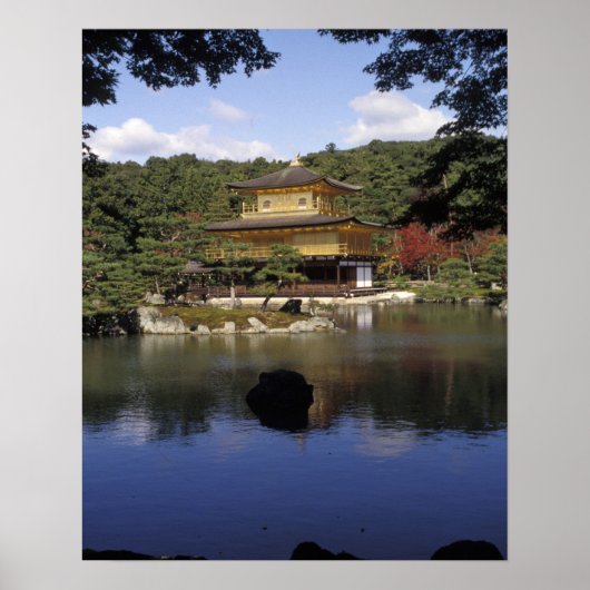 Japan, Kyoto, Golden Pavilion, Zen Temple Poster (Voorkant)