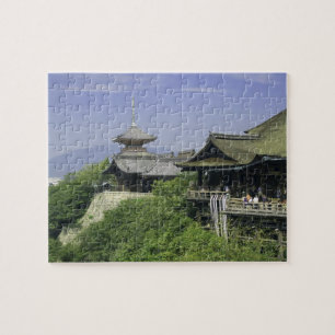 Japan, Kyoto, het Uitzicht van de Kiyomizu-tempel Legpuzzel