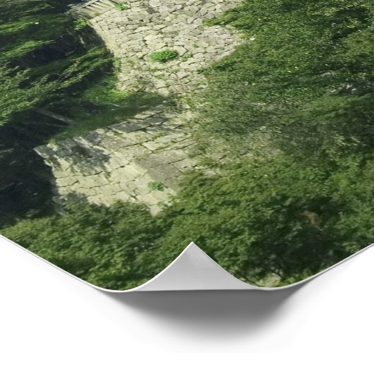 Japan, Kyoto, het Uitzicht van de Kiyomizu-tempel Poster (Hoek)