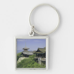 Japan, Kyoto, Het uitzicht vanaf de Kiyomizu-tempe Sleutelhanger