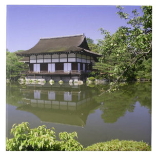 Japan, Kyoto, Japanse tuin van de Heian Shrine Tegeltje