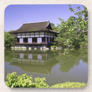 Japan, Kyoto, Japanse Tuin van Heian Schrijn Bier Onderzetter