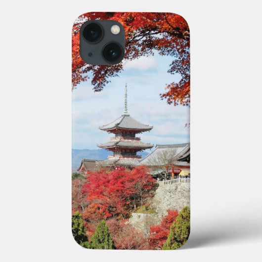 Japan, Kyoto. Kiyomizu-tempel in de herfstkleur Case-Mate iPhone Case (Achterkant)