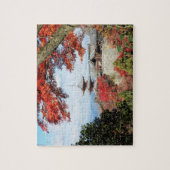 Japan, Kyoto. Kiyomizu-tempel in de herfstkleur Legpuzzel (Verticaal)
