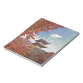Japan, Kyoto, pagode in het najaar Notitieblok (Linkerzijde)
