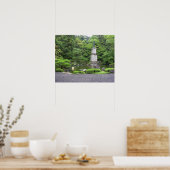 Japan, Kyoto, Scilent Stone Garden Poster (Keuken)