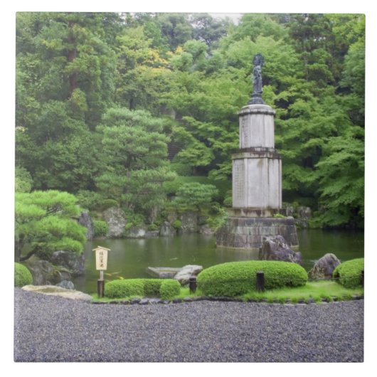 Japan, Kyoto, Scilent Stone Garden Tegeltje (Voorkant)