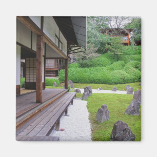Japan, Kyoto. Stenen tuin in stilte Magneet