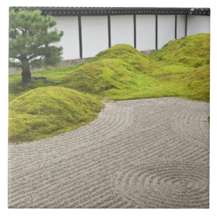 Japan, Kyoto, Tofukuji-tempel, landschapstuin Tegeltje