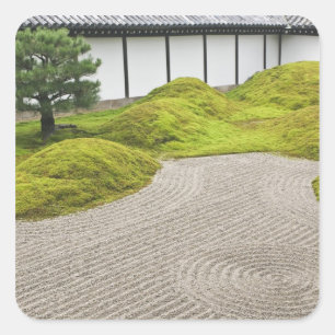 Japan, Kyoto, Tofukuji-tempel, landschapstuin Vierkante Sticker
