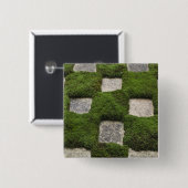 Japan, Kyoto, Tofukuji-tempel, Tuin Vierkante Button 5,1 Cm (Voorkant /achterkant)