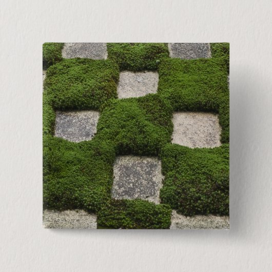 Japan, Kyoto, Tofukuji-tempel, Tuin Vierkante Button 5,1 Cm (Voorkant)