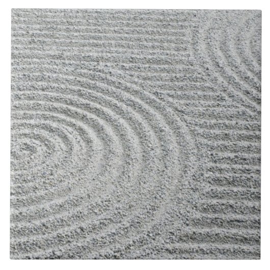 Japan, Kyoto, Tofukuji Temple, Pattern in Sand Tegeltje (Voorkant)