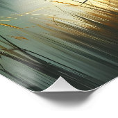 Japan Lake Bird 1 - Canvas Perfect Poster (Hoek)