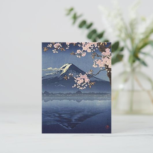  Japan Lake Kawaguchi 1936 Tsuchiya Koitsu Briefkaart (Staand voorkant)