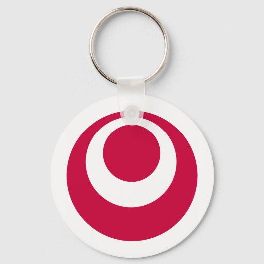 japan land regio vlag prefectuur okinawa sleutelhanger (Voorkant)