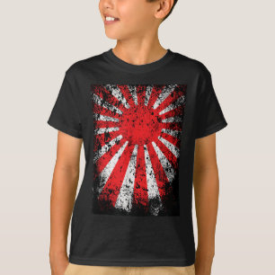 Japan Land van de Rijzende Zon Nippon Oorlogsvlag T-shirt