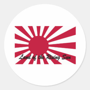 Japan - Land van de rijzende zon Ronde Sticker