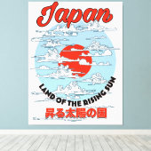 Japan Land van de stijgende zon Canvas Afdruk (Insitu (Houten vloer))