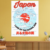 Japan Land van de stijgende zon Canvas Afdruk (Insitu (Woonkamer))
