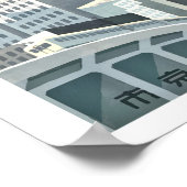 Japan, lantaarn, Japans poster voor oldtimers (Hoek)