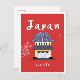 Japan Life Vintage Travel Briefkaart