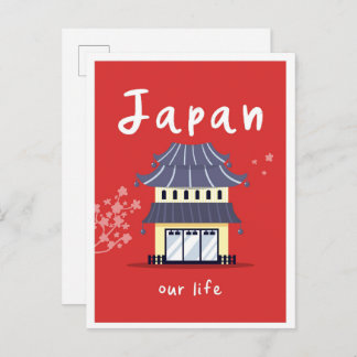 Japan Life Vintage Travel Briefkaart