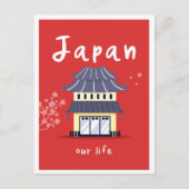 Japan Life Vintage Travel Briefkaart (Voorkant)