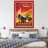 Japan Luchtvervoer - XL Canvas Afdruk (Insitu (Slaapkamer))